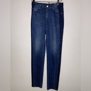 Rachel Comey jeans two tone sz 26 straight NWT Dark Blue Skinny #M2410 sample